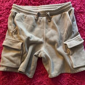 Kids Grey Cargo Shorts